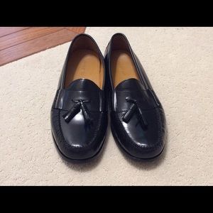 Black slip on Cole Haan shoes